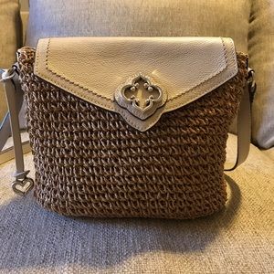 2019 Brighton soft straw handbag.  Like new.